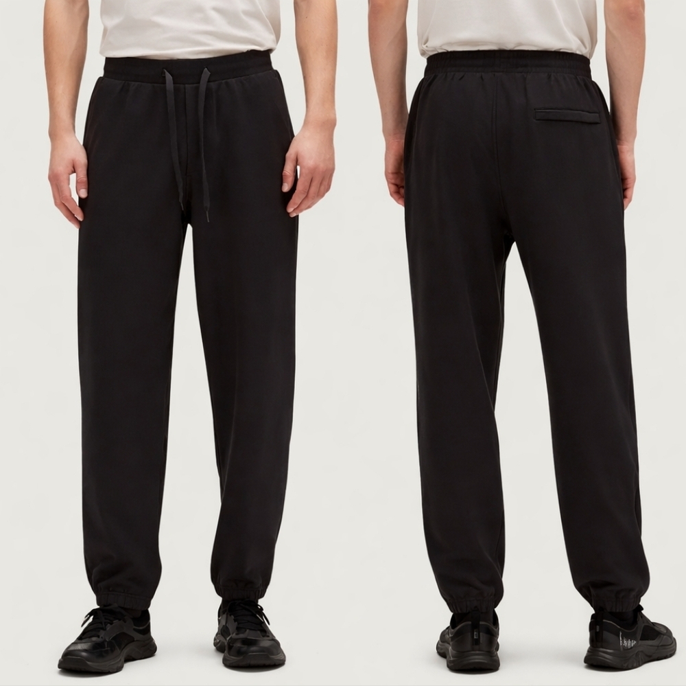 Lululemon Soft Jersey Relaxed Fit Joggers Black Size Large